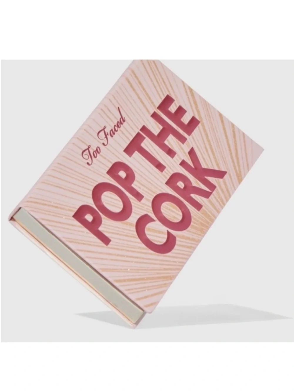 Too Faced Pop The Cork Limited Edition Eyeshadow Palette & Lip Injection Set NIB